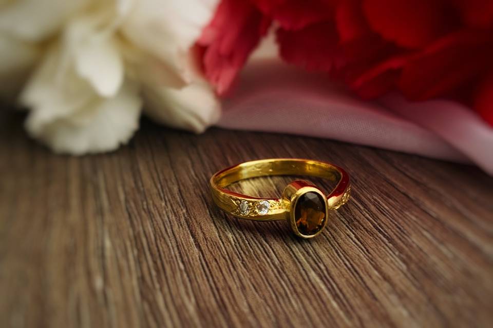 Anillo de compromiso oro 18k