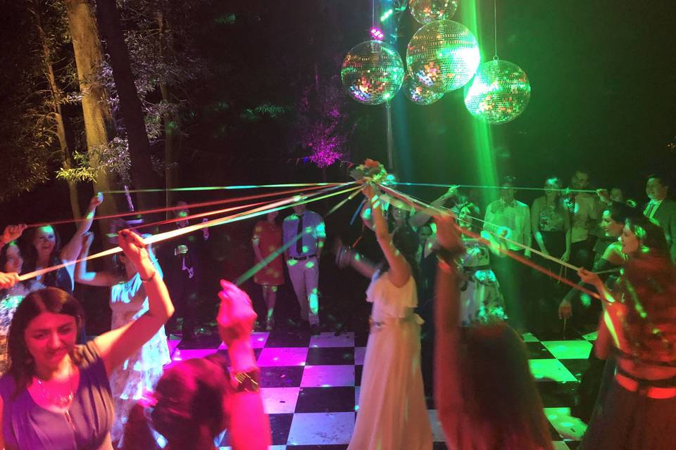 Pista de baile e iluminación