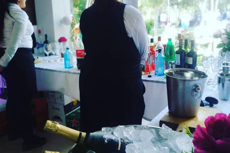 Bar en bodas de plata