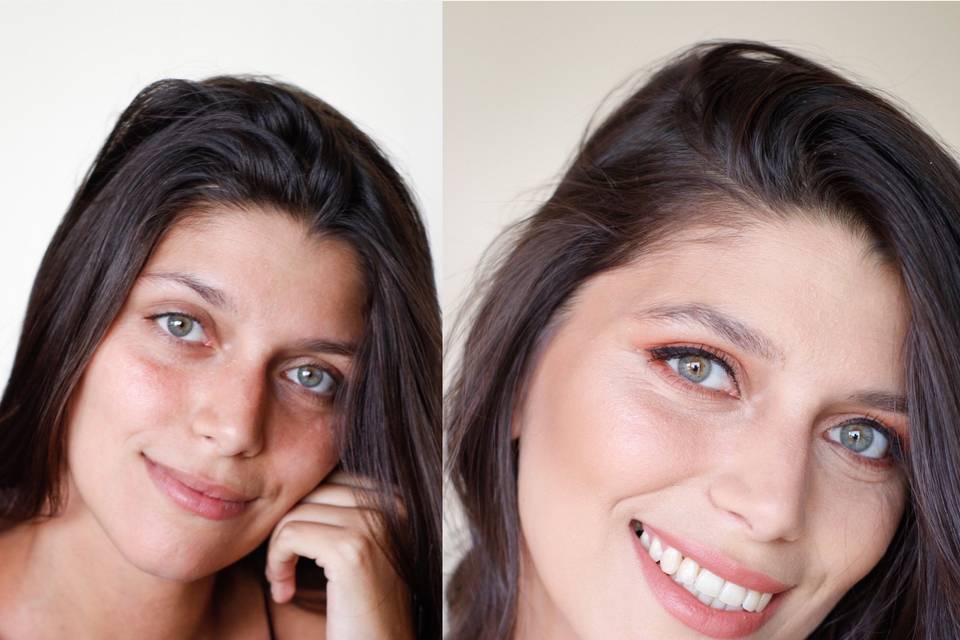 Antes y después maquillaje