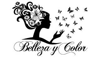 Belleza y color maquillaje-peinado logo