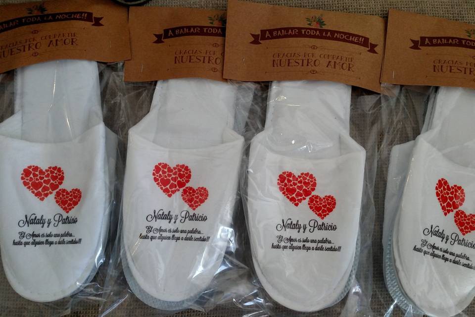 Pantuflas personalizadas