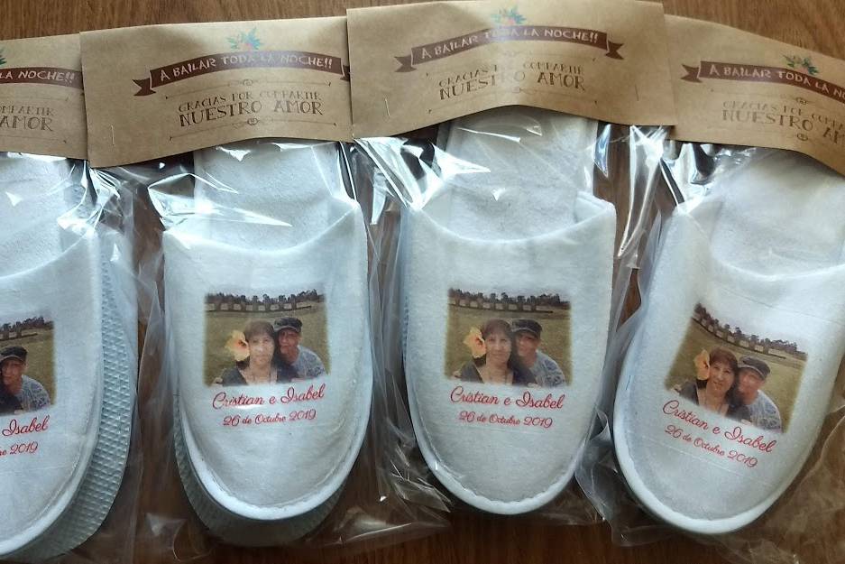 Pantuflas personalizadas