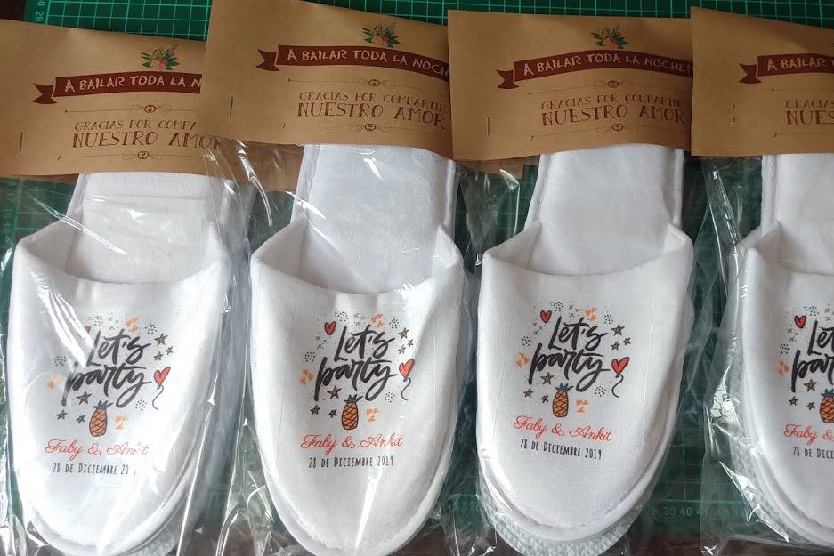 Pantuflas personalizadas