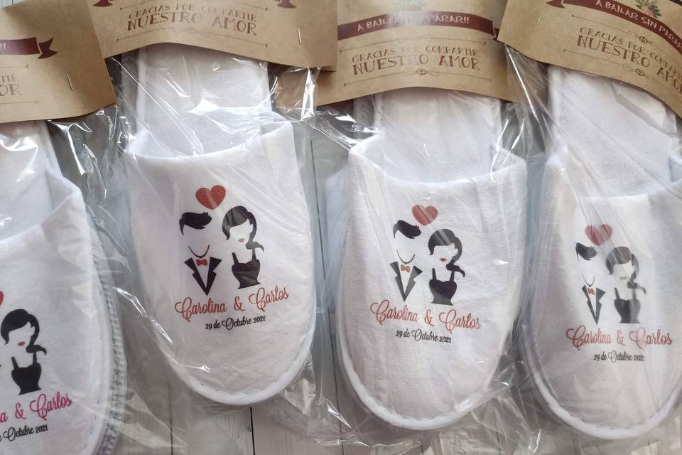 Pantuflas personalizadas