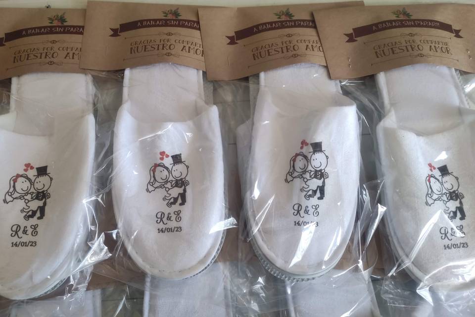 Pantuflas personalizadas