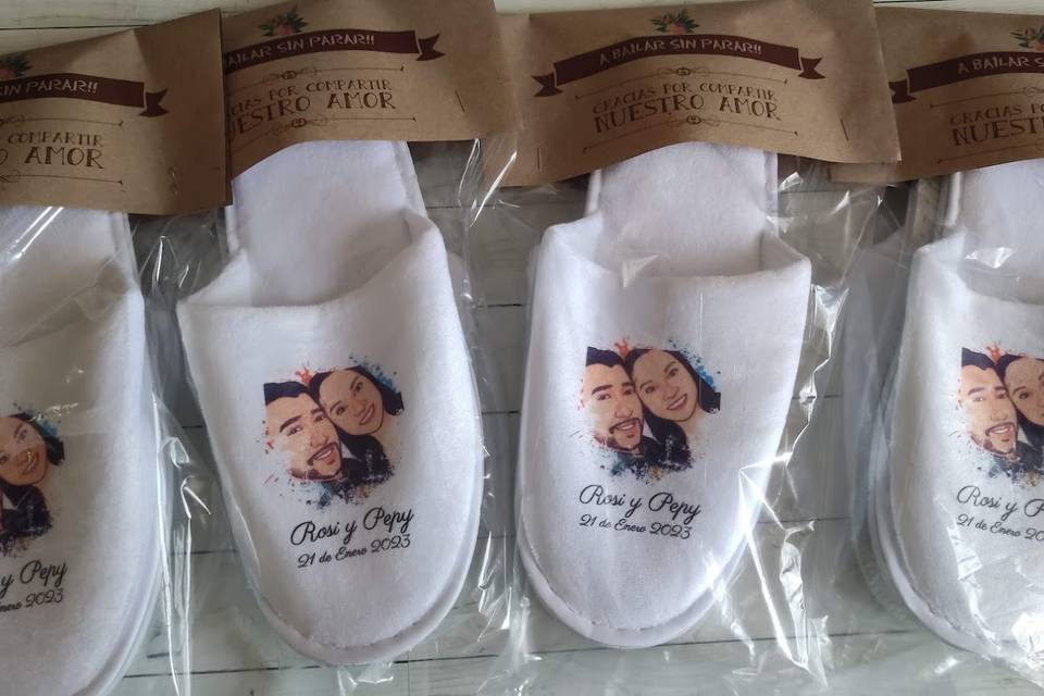 Pantuflas personalizadas