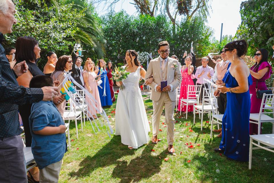 Boda para Barbara y Alejandro