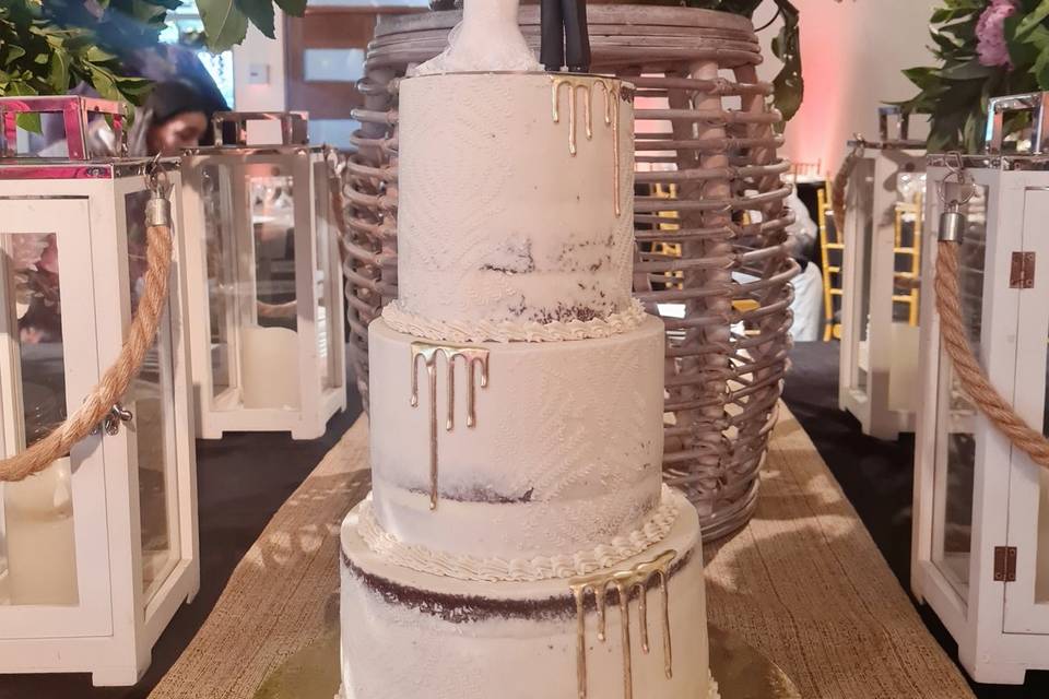 Wedding cake 80 porciones