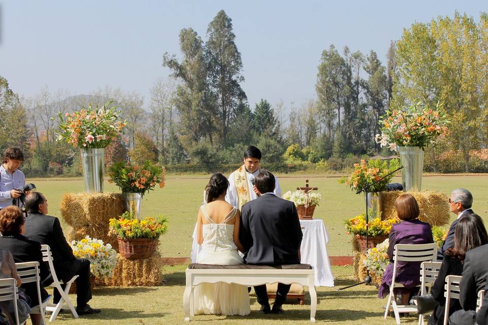 Ceremonia al aire libre