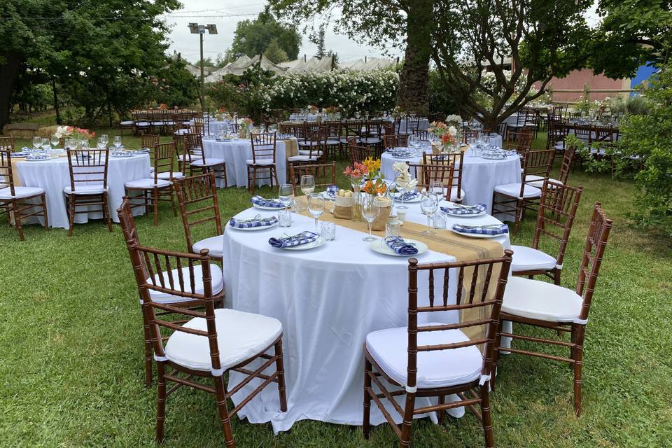 Almuerzo en el jardín