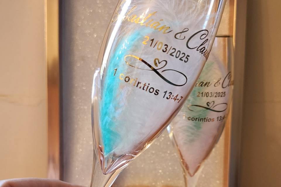 Copas de cristal