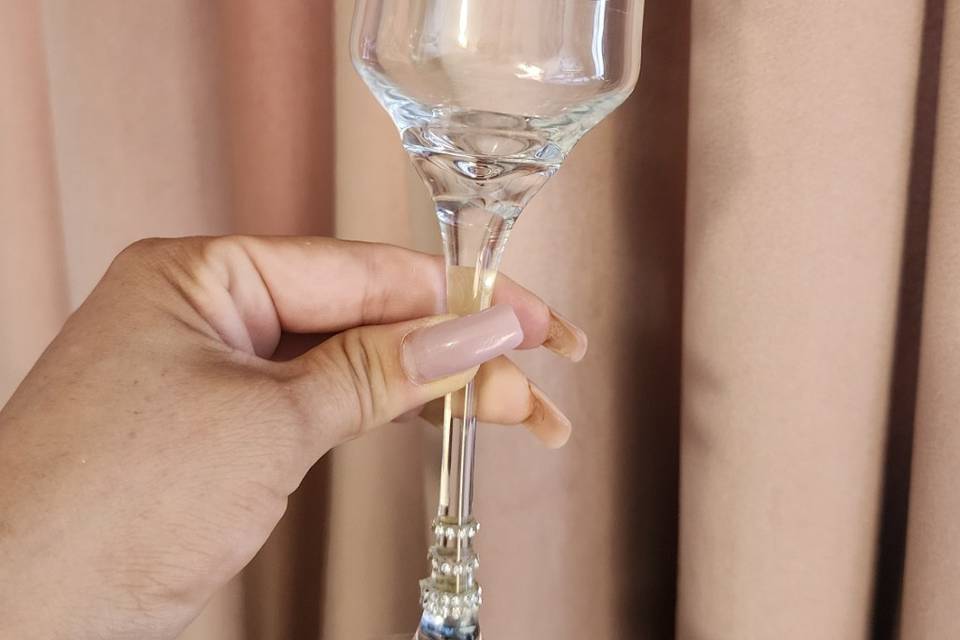 Copa de vidrio