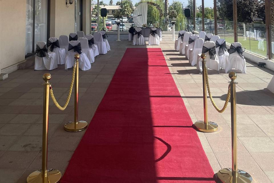 Ceremonia en terraza