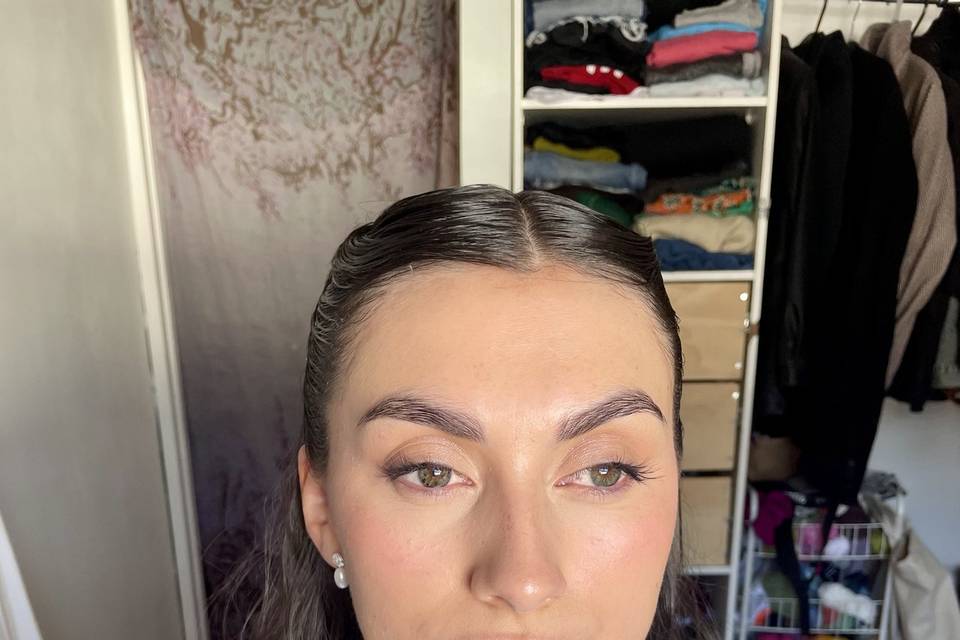 Maquillaje por mi para Romina