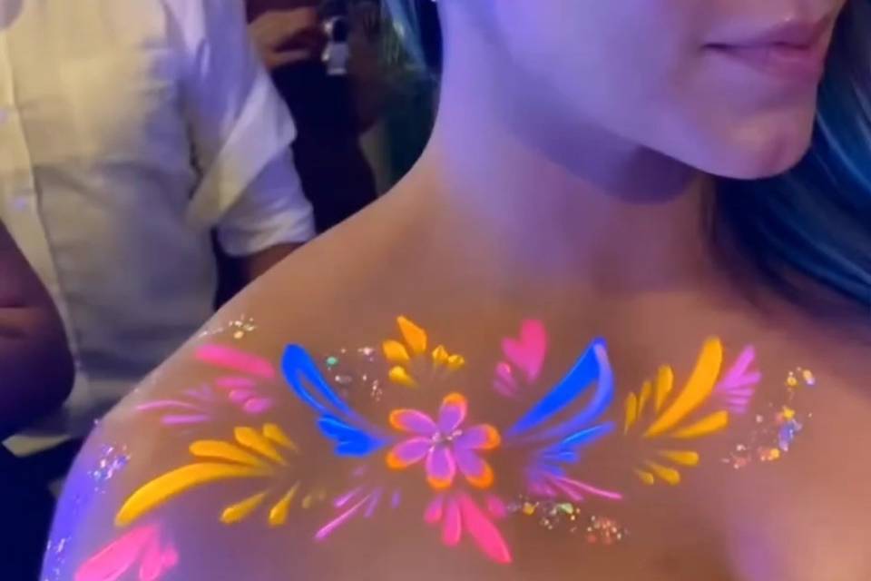 Matrimonio Glitter y fluor