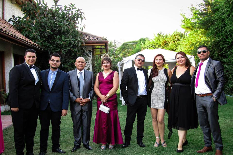 Familia novios