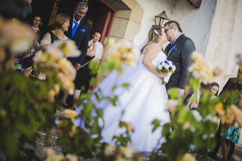 Beso de los novios