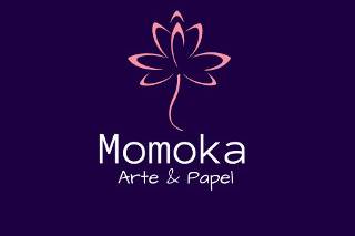 Momoka, arte y papel logo