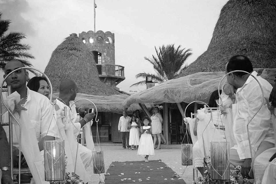 Boda en la playa