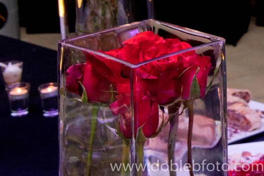 Rosas para las mesas
