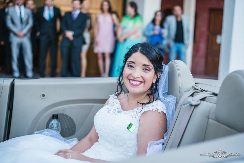 Maquillaje y peinado novia