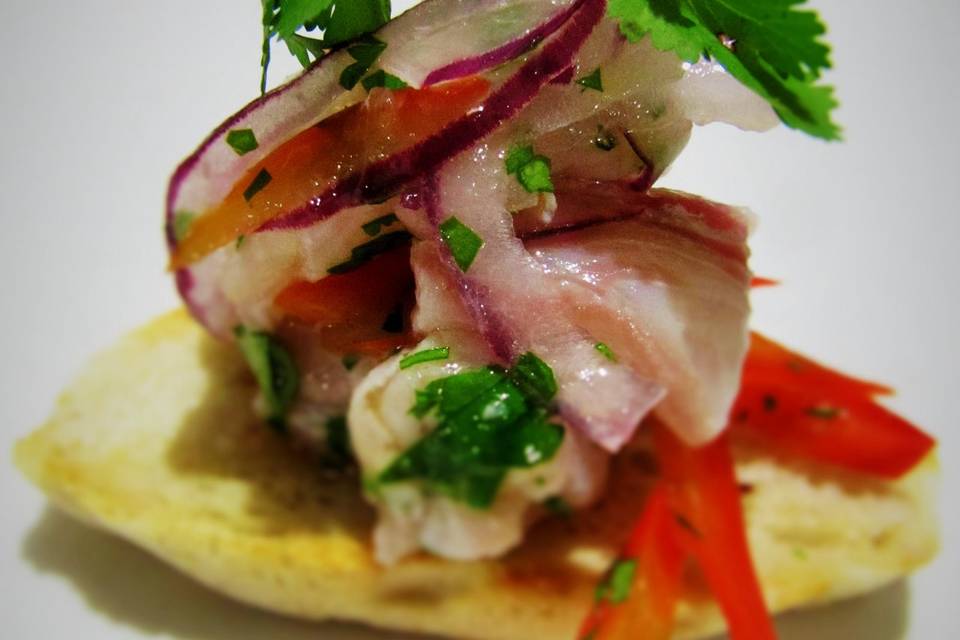 Ceviche de lenguado