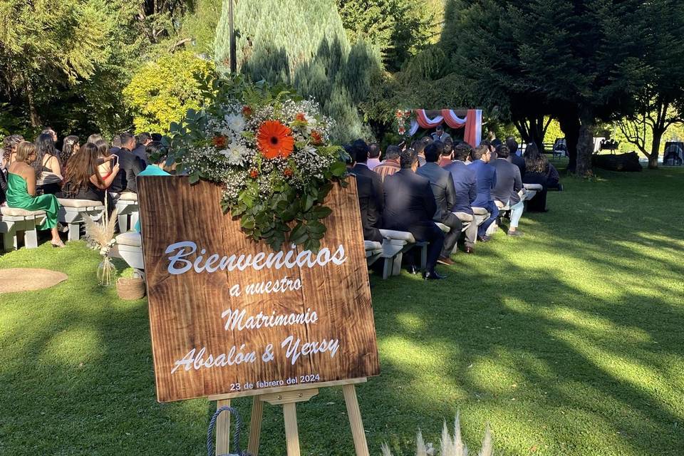 Letreros de bienvenida