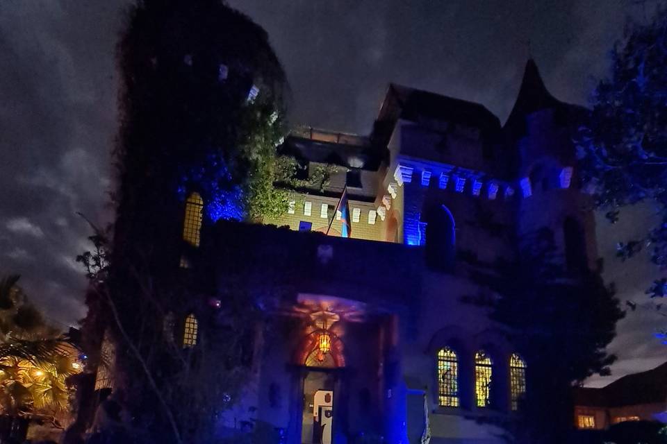 Noche el castillo es mágico