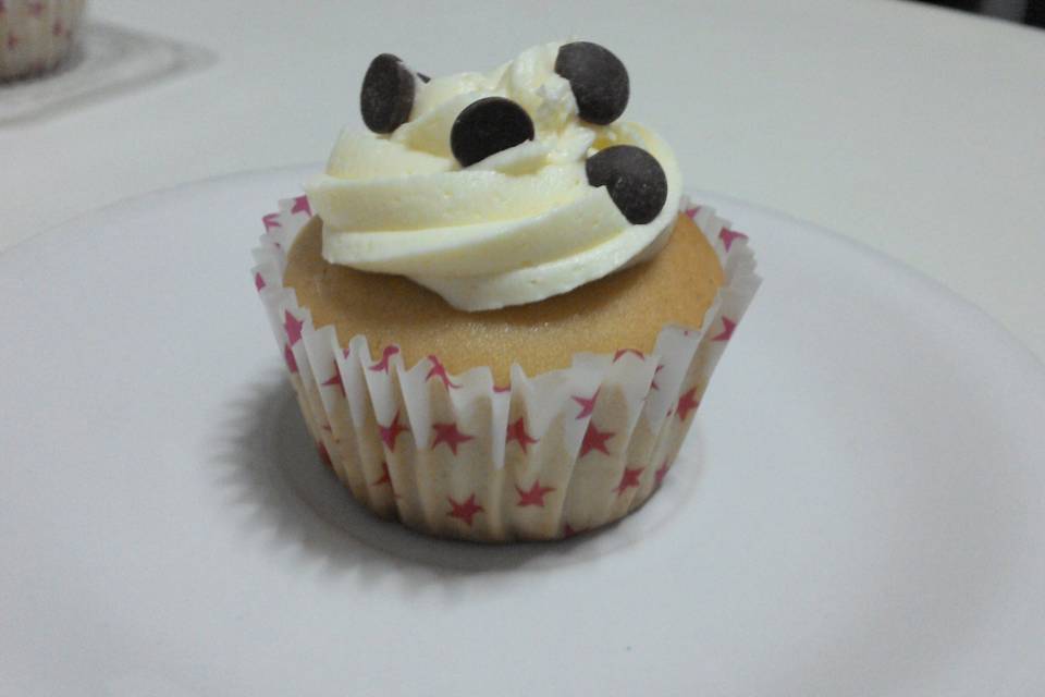 Cupcake plátano