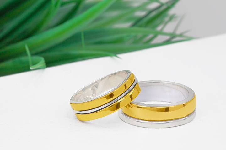 Anillos compromiso con oro