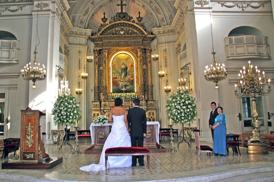 Ceremonia religiosa en Chile