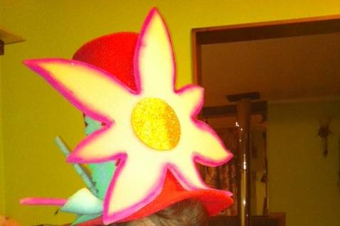 Sombrero flor fluor