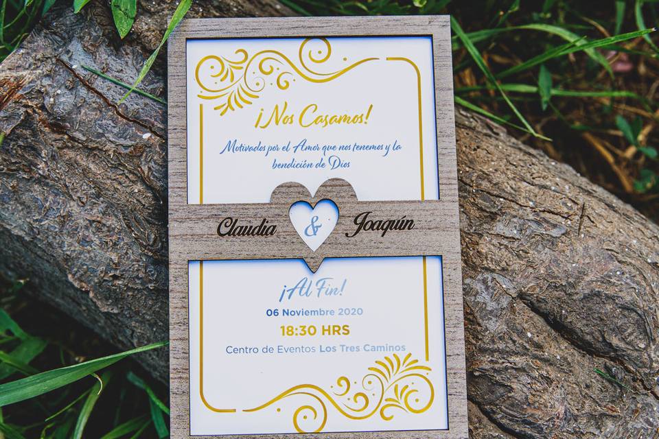 Invitación matrimonio