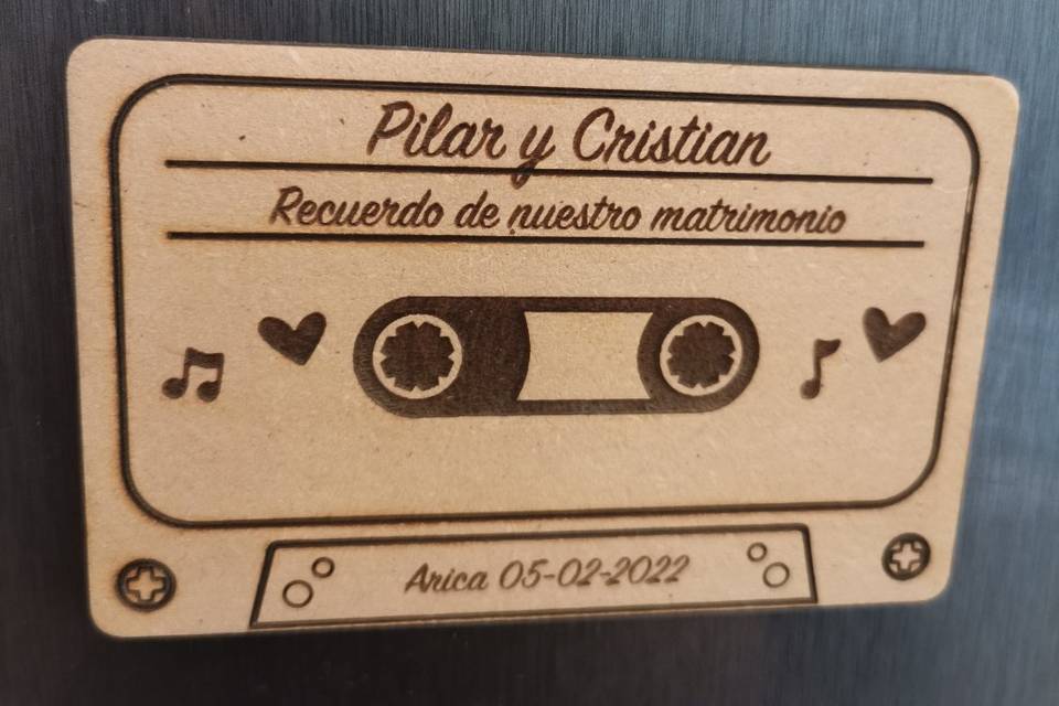 Recuerdo para matrimonio