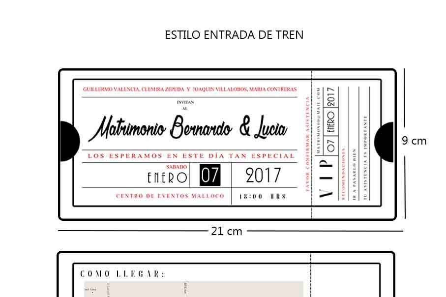 Estilo ticket