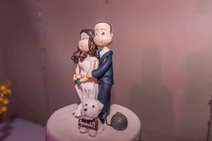 Novios en miniatura