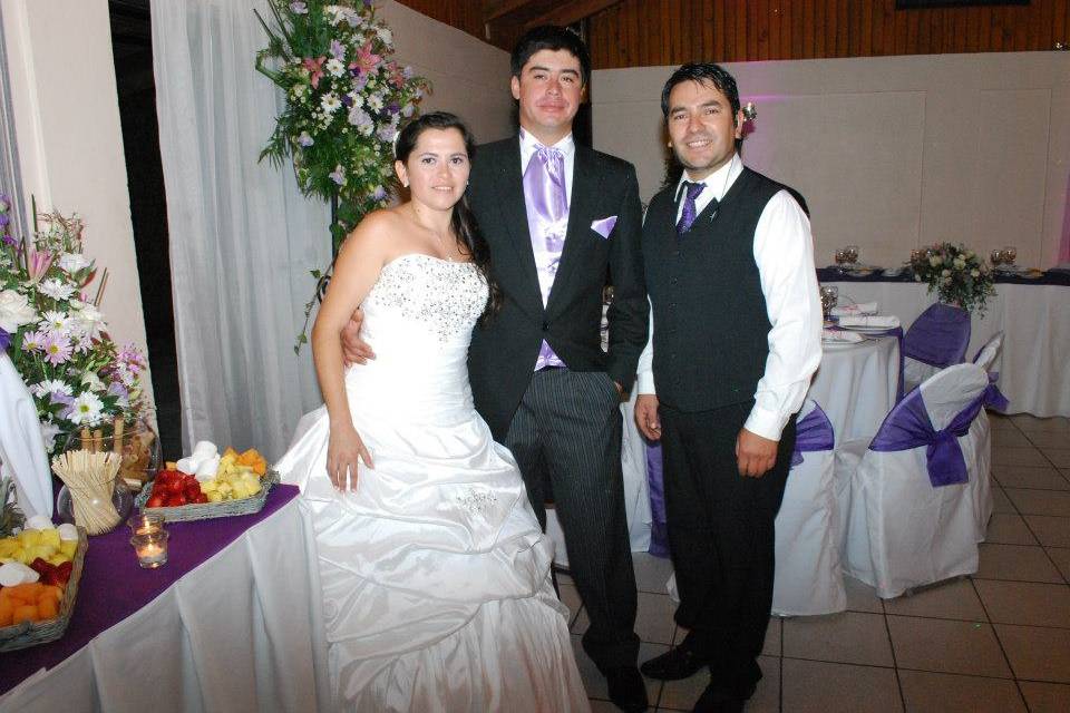 Con los novios