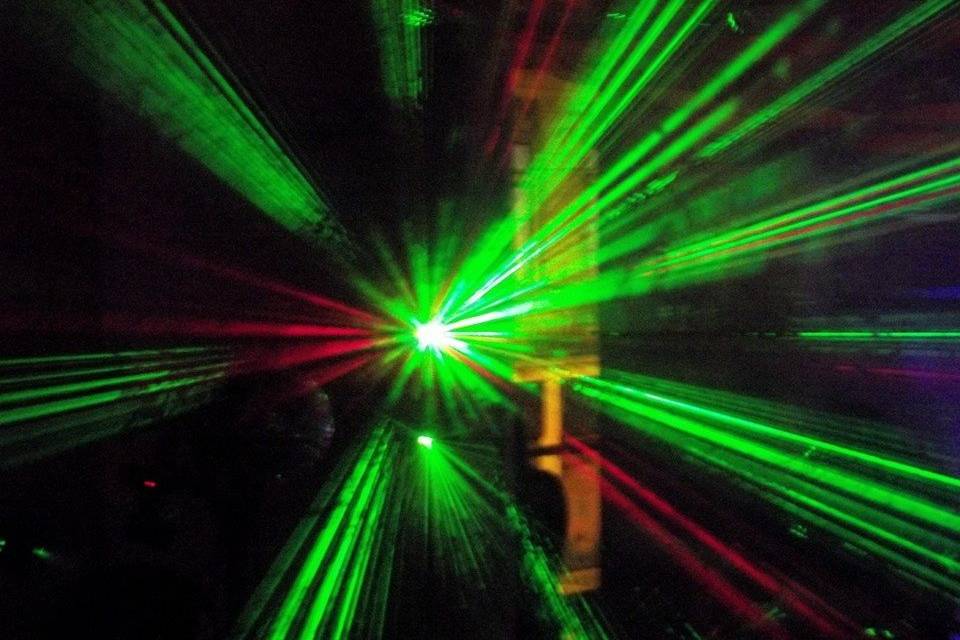 Laser mas humo