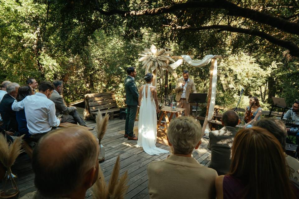 Capturando momentos del matrimonio