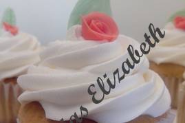 Cupcakes frambuesa floral