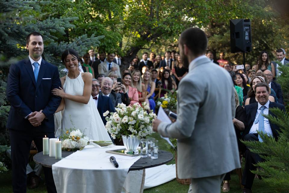 Fotos de momentos especiales durante su boda