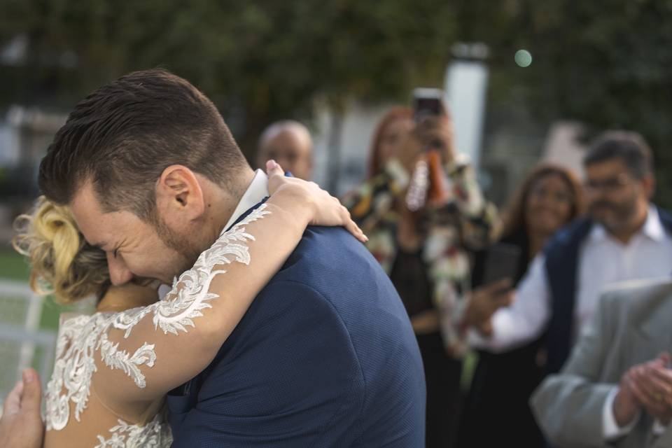 Fotos de momentos especiales durante su boda