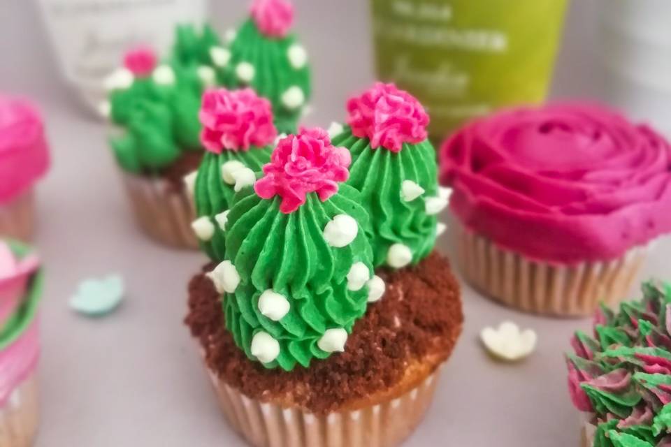 Jardín de cupcakes