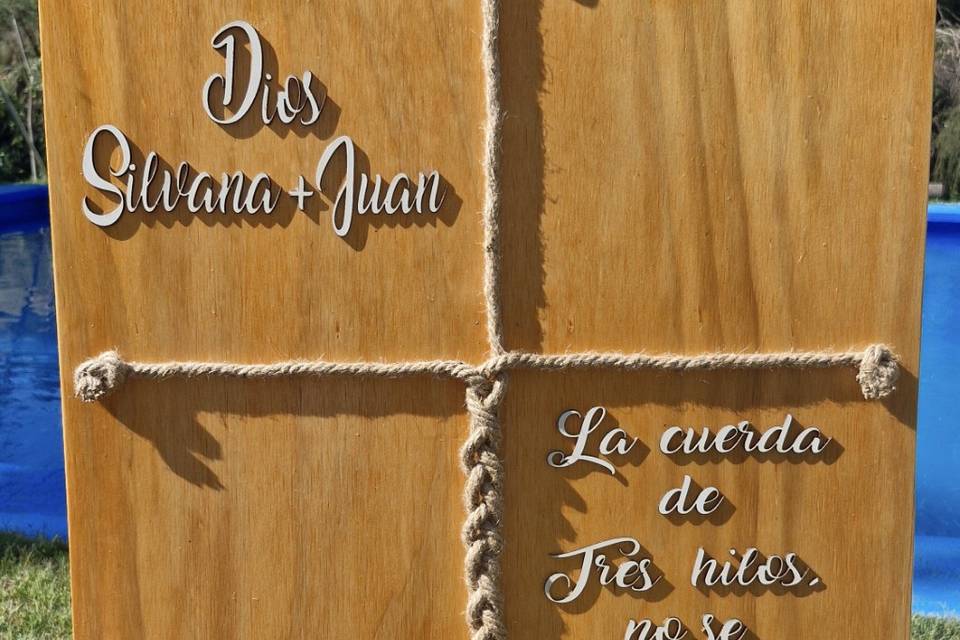 Letrero bienvenida frase bibli