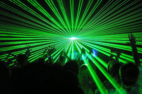 Iluminación laser
