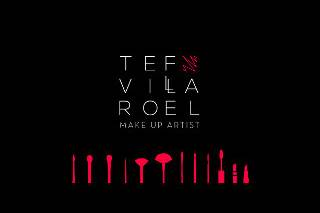 Logo Tef Villaroel Make Up Artist