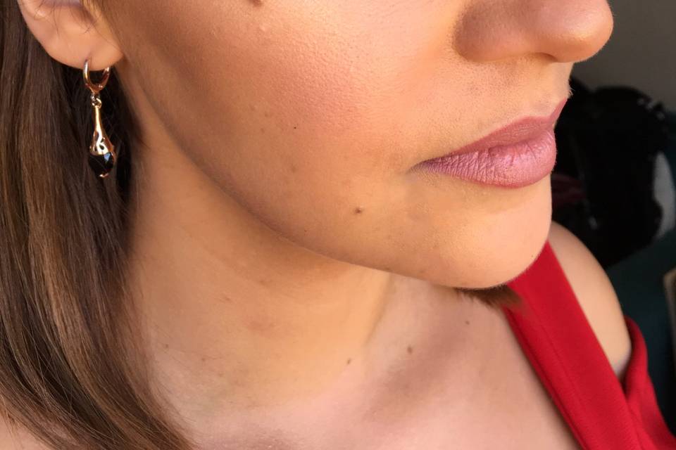 Close up makeup