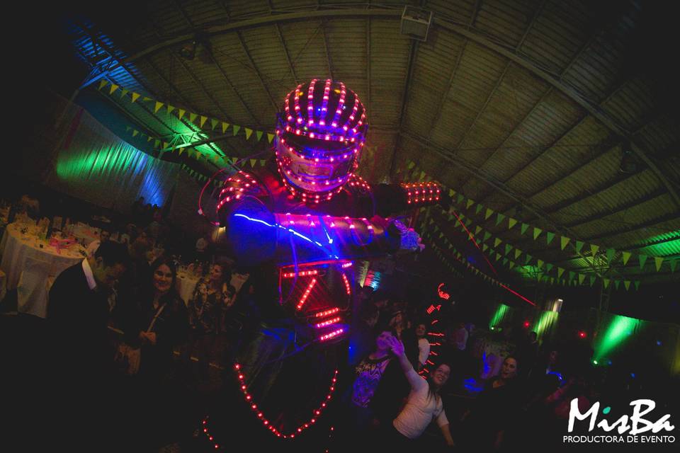 Show robot LED