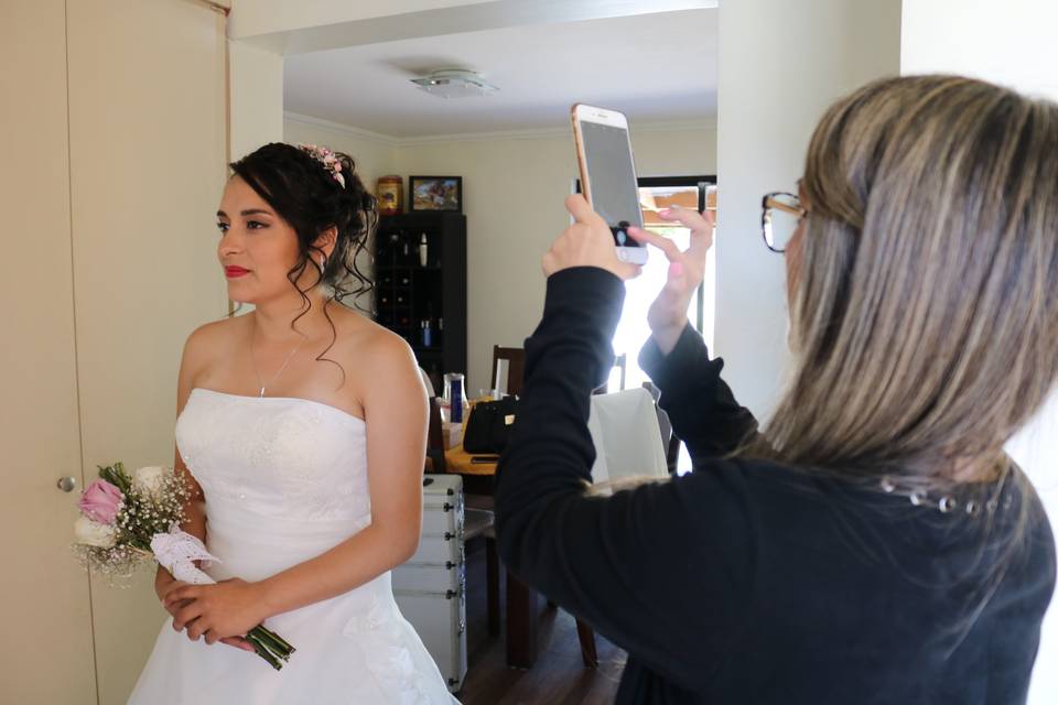 Mayulen lista para el altar